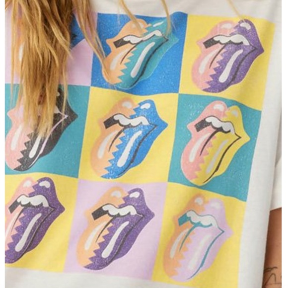 DAYDREAMER Rolling Stones Urban Jungle Tee, L NWT - Picture 4 of 6